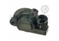 Sensor, throttle valve adjustment