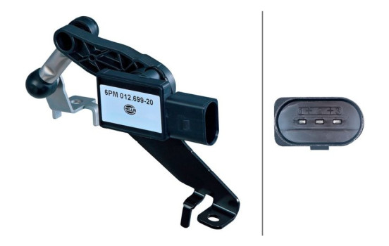 sensor, headlight height adjustment control element