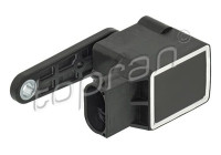 Sensor, light beam control