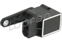 Sensor, light beam control