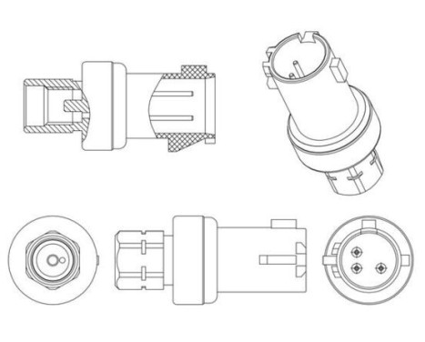 Pressure Switch, air conditioning BEHR *** PREMIUM LINE ***, Image 2