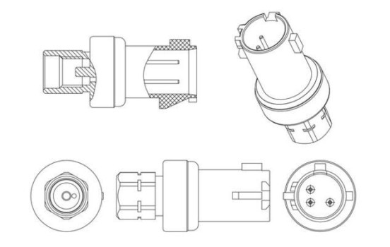 Pressure Switch, air conditioning BEHR *** PREMIUM LINE ***