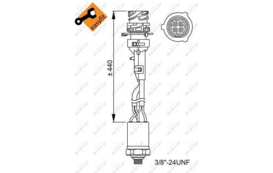 Pressure Switch, air conditioning EASY FIT, Image 2