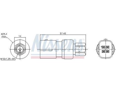 Pressure switch, air conditioning **FIRST FIT**, Image 2