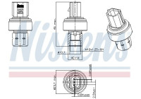 Pressure switch, air conditioning