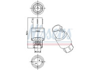 Pressure switch, air conditioning