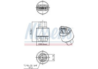 Pressure switch, air conditioning