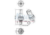 Pressure switch, air conditioning