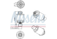 Pressure switch, air conditioning