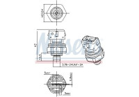 Pressure switch, air conditioning