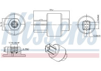 Pressure switch, air conditioning