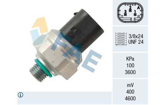 Pressure switch, air conditioning