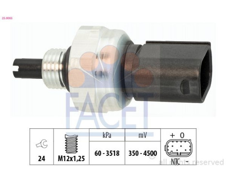 Pressure switch, air conditioning