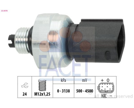 Pressure switch, air conditioning