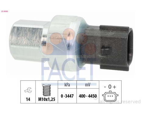 Pressure switch, air conditioning