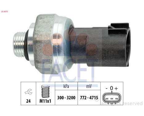 Pressure switch, air conditioning