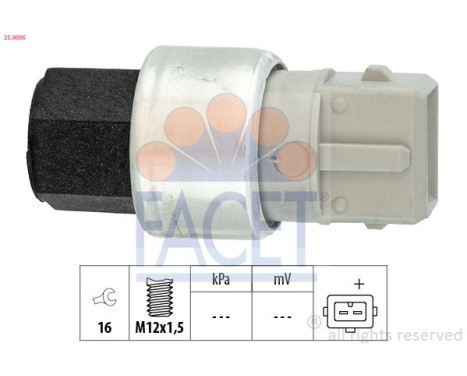 Pressure switch, air conditioning