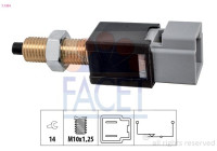 Brake light switch 7.1304 Facet
