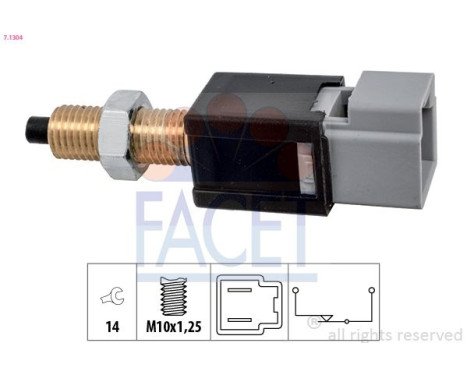 Brake light switch 7.1304 Facet