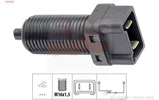 Brake Light Switch Made in Italy - OE Equivalent 1.810.012 EPS Facet