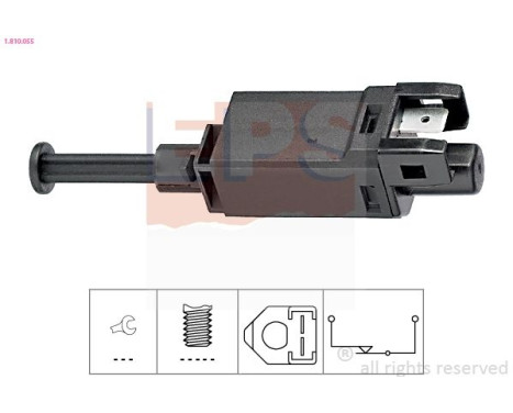 Brake Light Switch Made in Italy - OE Equivalent 1.810.055 EPS Facet