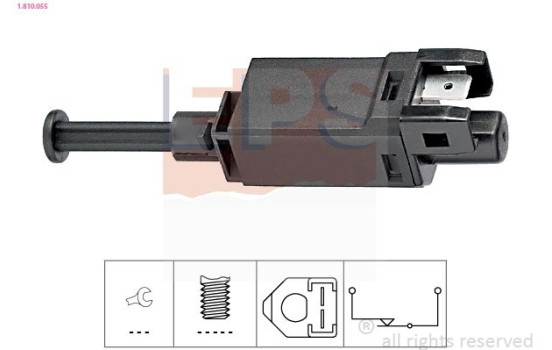 Brake Light Switch Made in Italy - OE Equivalent 1.810.055 EPS Facet