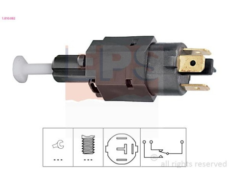 Brake Light Switch Made in Italy - OE Equivalent 1.810.082 EPS Facet