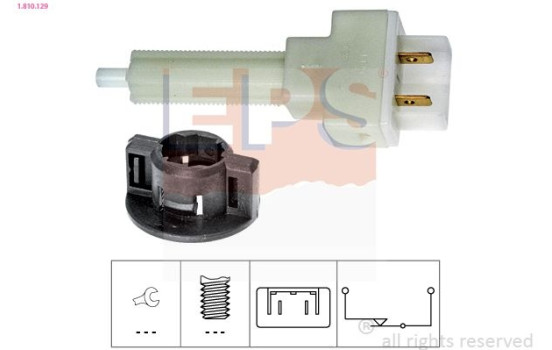 Brake Light Switch Made in Italy - OE Equivalent 1.810.129 EPS Facet