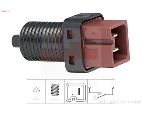 Brake Light Switch Made in Italy - OE Equivalent 1.810.132 EPS Facet