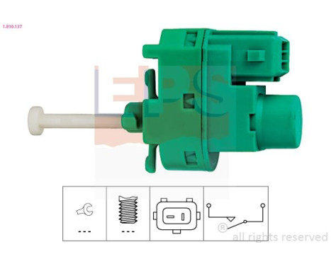 Brake Light Switch Made in Italy - OE Equivalent 1.810.137 EPS Facet