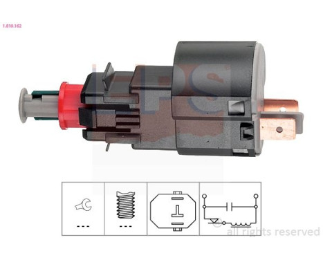 Brake Light Switch Made in Italy - OE Equivalent 1.810.162 EPS Facet