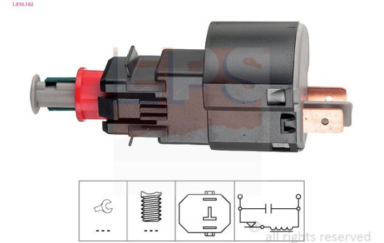 Brake Light Switch Made in Italy - OE Equivalent 1.810.162 EPS Facet