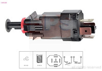 Brake Light Switch Made in Italy - OE Equivalent 1.810.205 EPS Facet