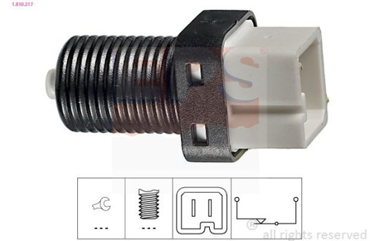 Brake Light Switch Made in Italy - OE Equivalent 1.810.217 EPS Facet