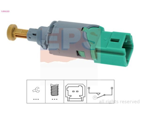 Brake Light Switch Made in Italy - OE Equivalent 1.810.223 EPS Facet