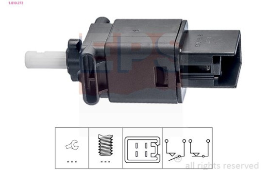 Brake Light Switch Made in Italy - OE Equivalent 1.810.272 EPS Facet