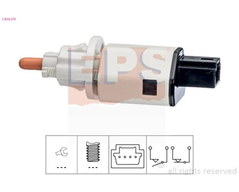 Brake Light Switch Made in Italy - OE Equivalent 1.810.275 EPS Facet