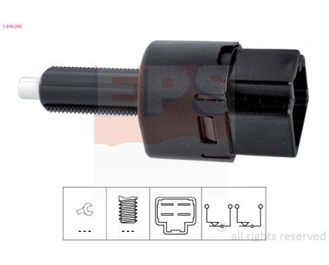 Brake Light Switch Made in Italy - OE Equivalent 1810202 EPS Facet