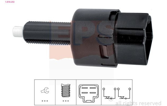 Brake Light Switch Made in Italy - OE Equivalent 1810202 EPS Facet