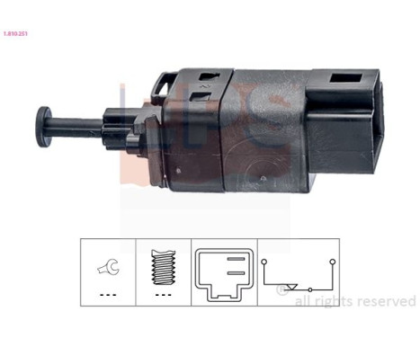 Brake Light Switch Made in Italy - OE Equivalent 1810251 EPS Facet