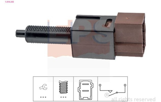 Brake Light Switch Made in Italy - OE Equivalent 1810265 EPS Facet