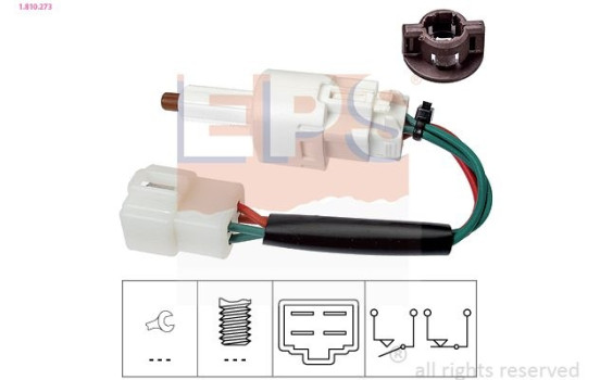Brake Light Switch Made in Italy - OE Equivalent 1810273 EPS Facet