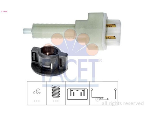 Brake Light Switch Made in Italy - OE Equivalent 7.1129 Facet