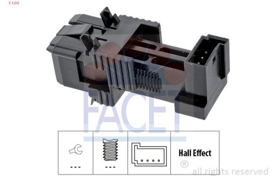 Brake Light Switch Made in Italy - OE Equivalent 7.1215 Facet