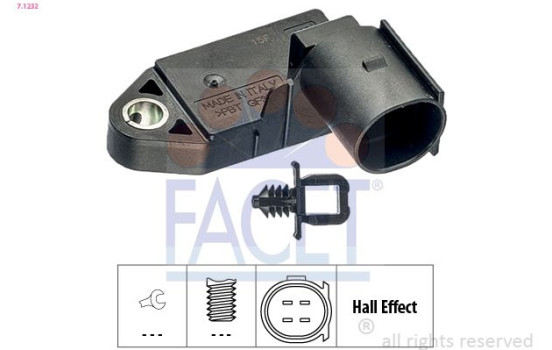 Brake Light Switch Made in Italy - OE Equivalent 7.1232 Facet