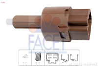 Brake Light Switch Made in Italy - OE Equivalent 7.1276 Facet