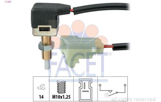 Switch, clutch control (cruise control) Made in Italy - OE Equivalent