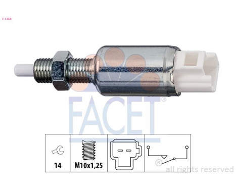 Switch, clutch control (cruise control) Made in Italy - OE Equivalent