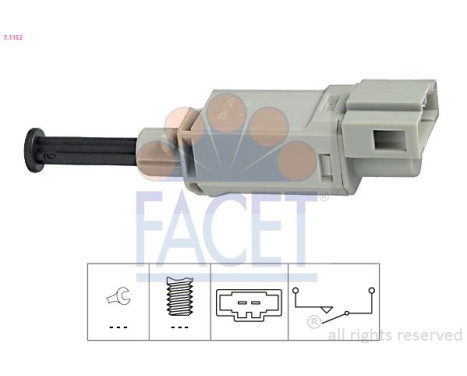 Switch, clutch control (cruise control) Made in Italy - OE Equivalent