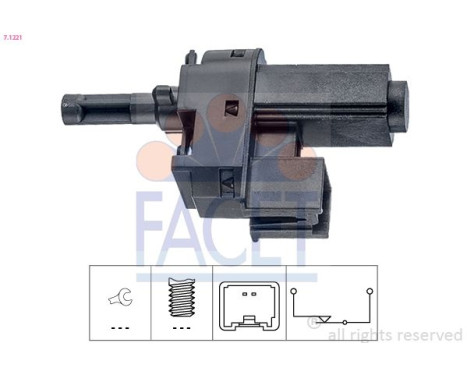 Switch, clutch control (cruise control) Made in Italy - OE Equivalent